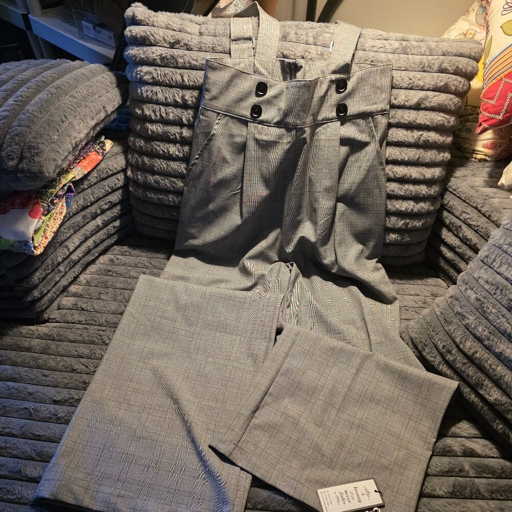 1940's Buttoned Overall Pants (L)